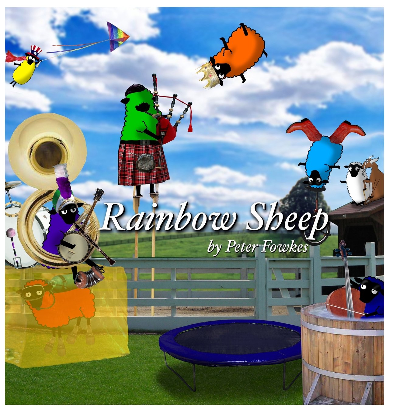 Rainbow Sheep A Beyond The Blue Barn Book Peter Fowkes