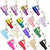 ERTUNA Mini Tumbler Keychain Accessories for Stanley Cup, 2 Way Cute Charms Chapstick Lip Balm Holder for Women Purse Handbag