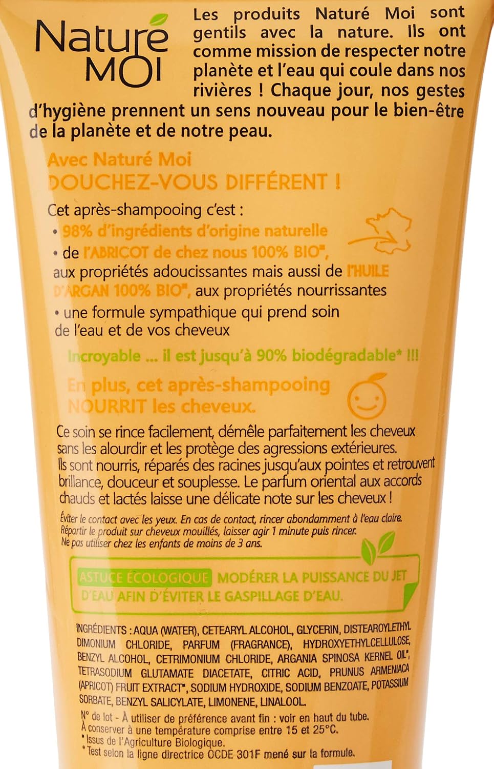 Naturé Moi, Nourishing Conditioner, with Roussillon Apricot and Organic Argan Oil - Image 4