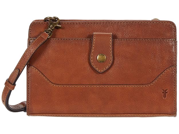 frye lucy crossbody cognac