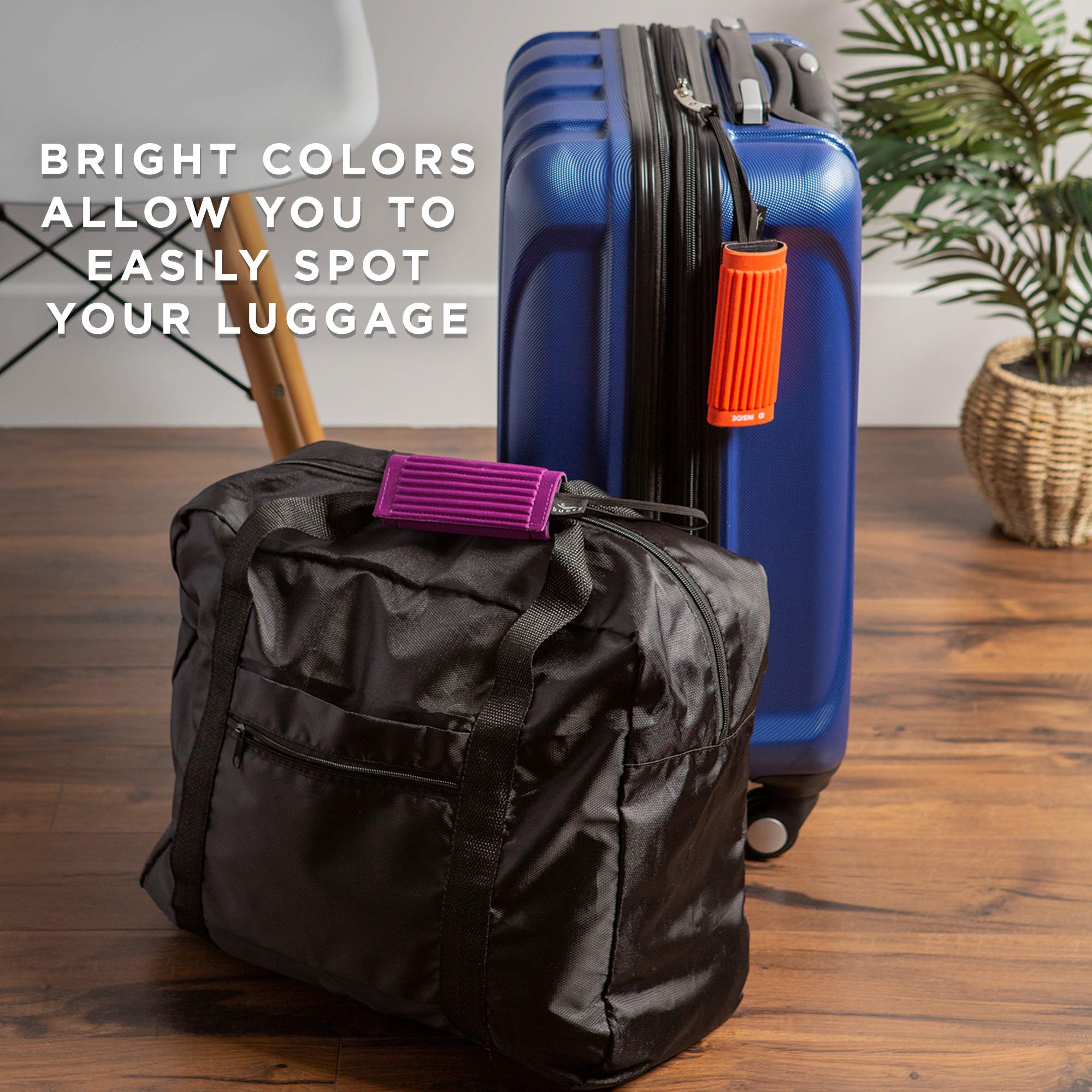 IdentiGrip Luggage Handle Wrap, Black 
