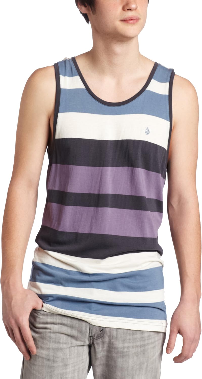 Men's Bolder Tank Top, Light Purple, Medium Clothing