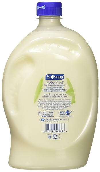 SOFTSOAP LIQUID HAND SOAP REFILL, SOOTHING ALOE VERA – 56 FLUID OUNCE