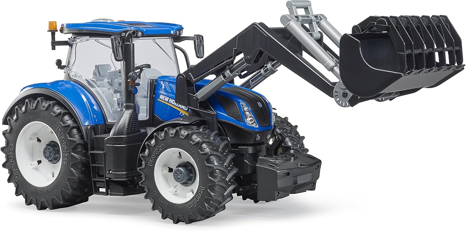 New Holland T7.315 Tractor with Front Loader, Multicolor, 46,0 cm × 17,5 cm × 20,5 cm - Image 3