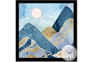 keibiubu Black Picture Frame, 10x10 Picture Frame for Square Photo Poster Canvas Certificate Document Display Horizontally or Vertically High Transparent Wall Gallery(Size 10 x 10 inches)