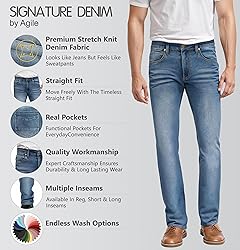ETHANOL Mens Super Comfy Straight Stretch Knit