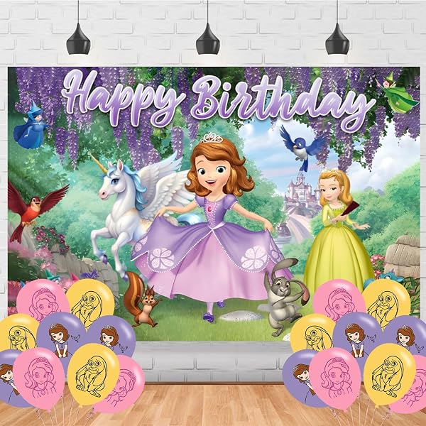 Artículos Para La Fiesta De La Primera Sofia Invitación Princesa