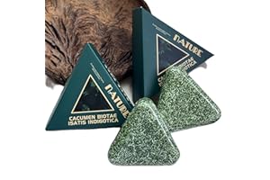 Nature Triangle Shampoo Bar, Nature Seven Green Soap Shampoo for All Hair Types (2PCS)
