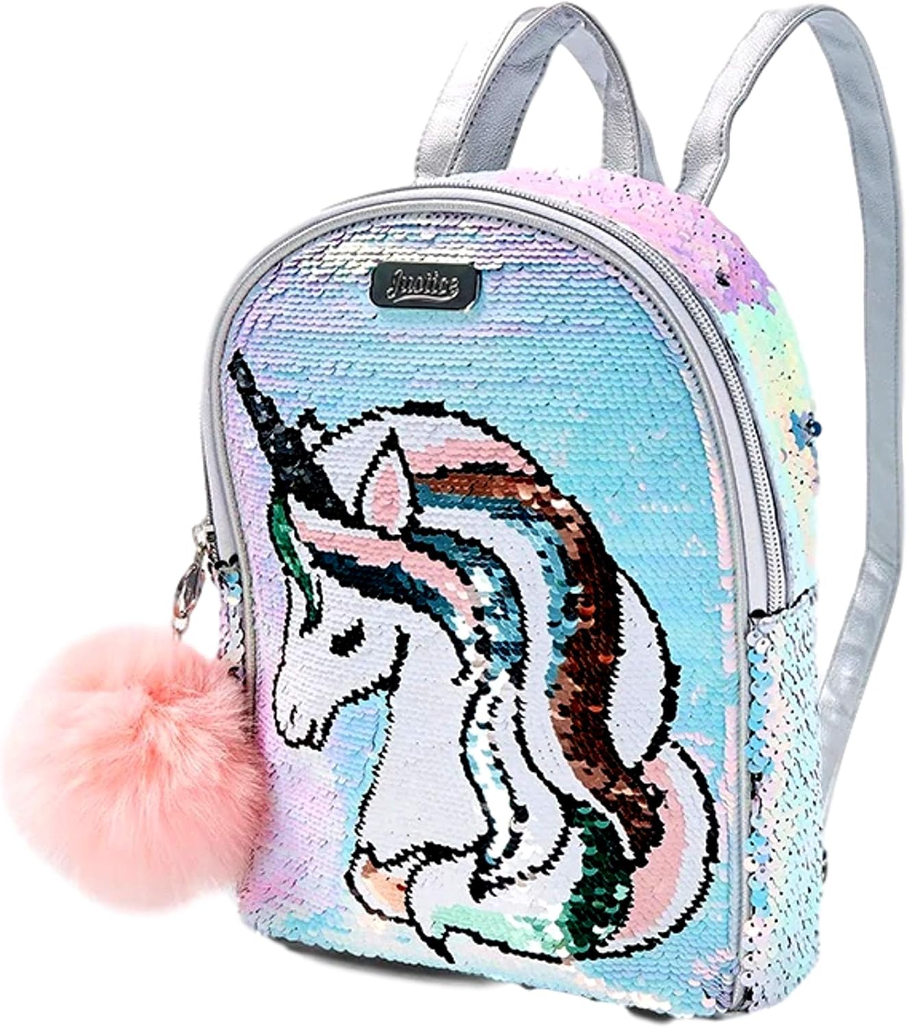 justice sequin purse