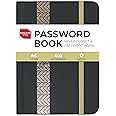 Boxclever Press Password Book. Never Forget a Password Again! Untitled Password Keeper Book to Keep Your Internet Details Safe. Password Book with Alphabetical Tabs for Home Or Office - 6 x 4.5''
