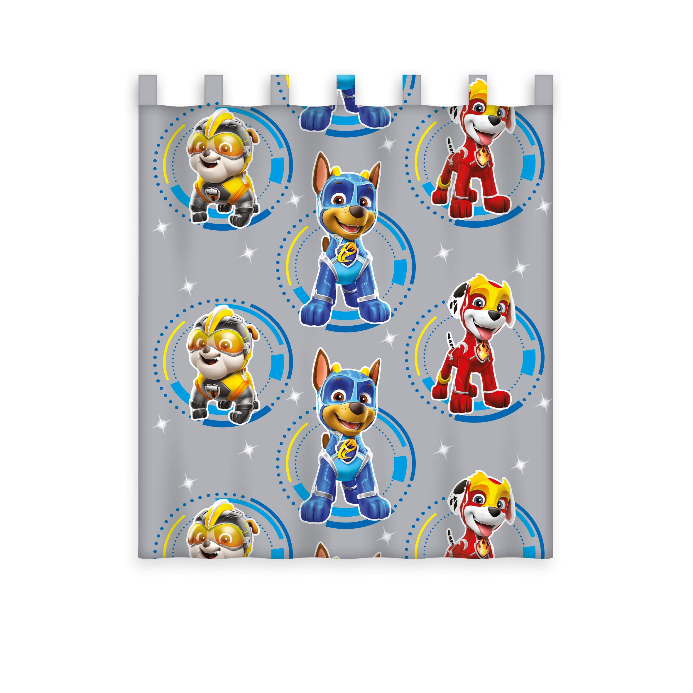 Herding Paw Patrol Glow in the Dark Curtain, 140 x 160 cm, Polyester, Glow in the Dark