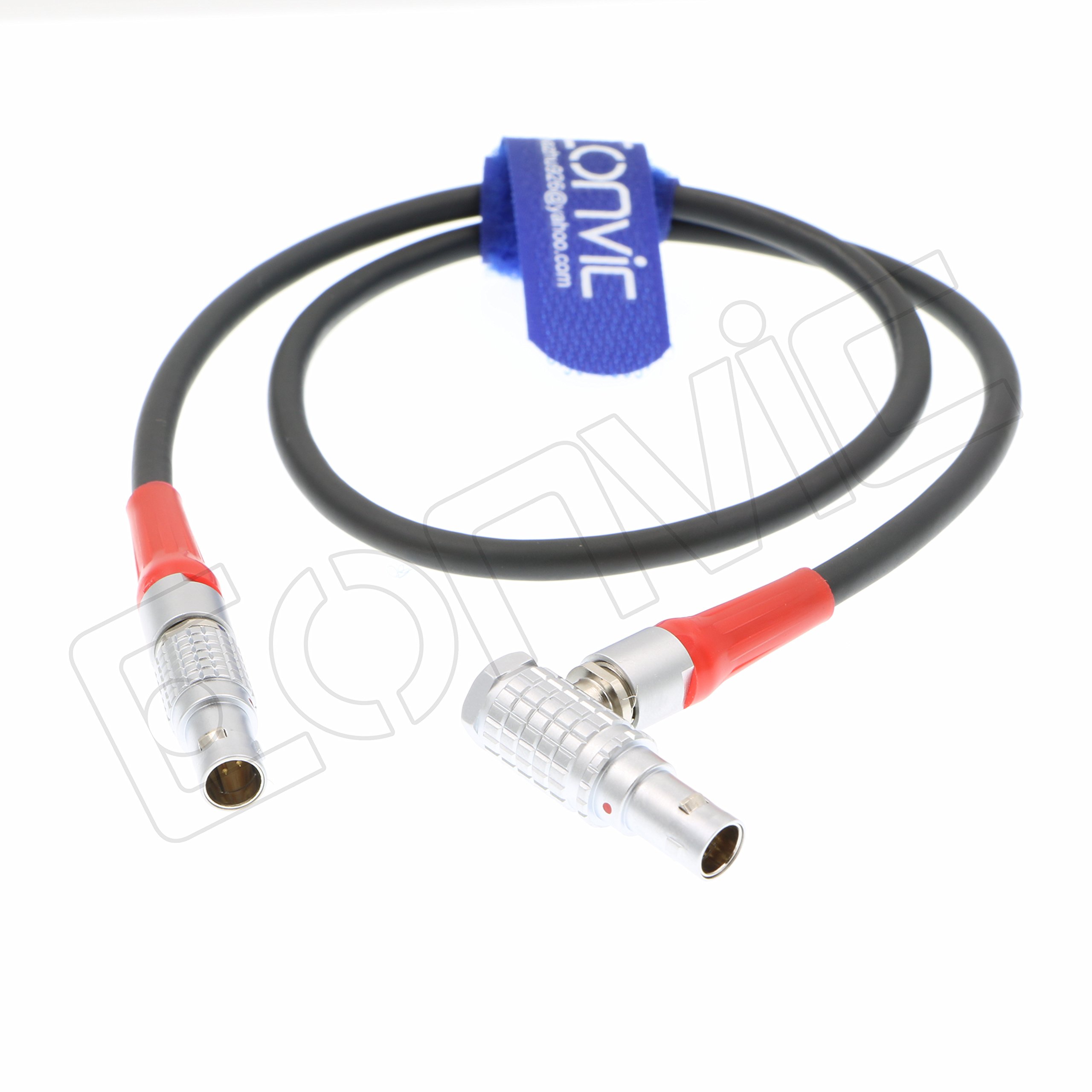 Eonvic Right Angle to Straight 4 Pin Male LBUS FIZ Cable For force Lens camera