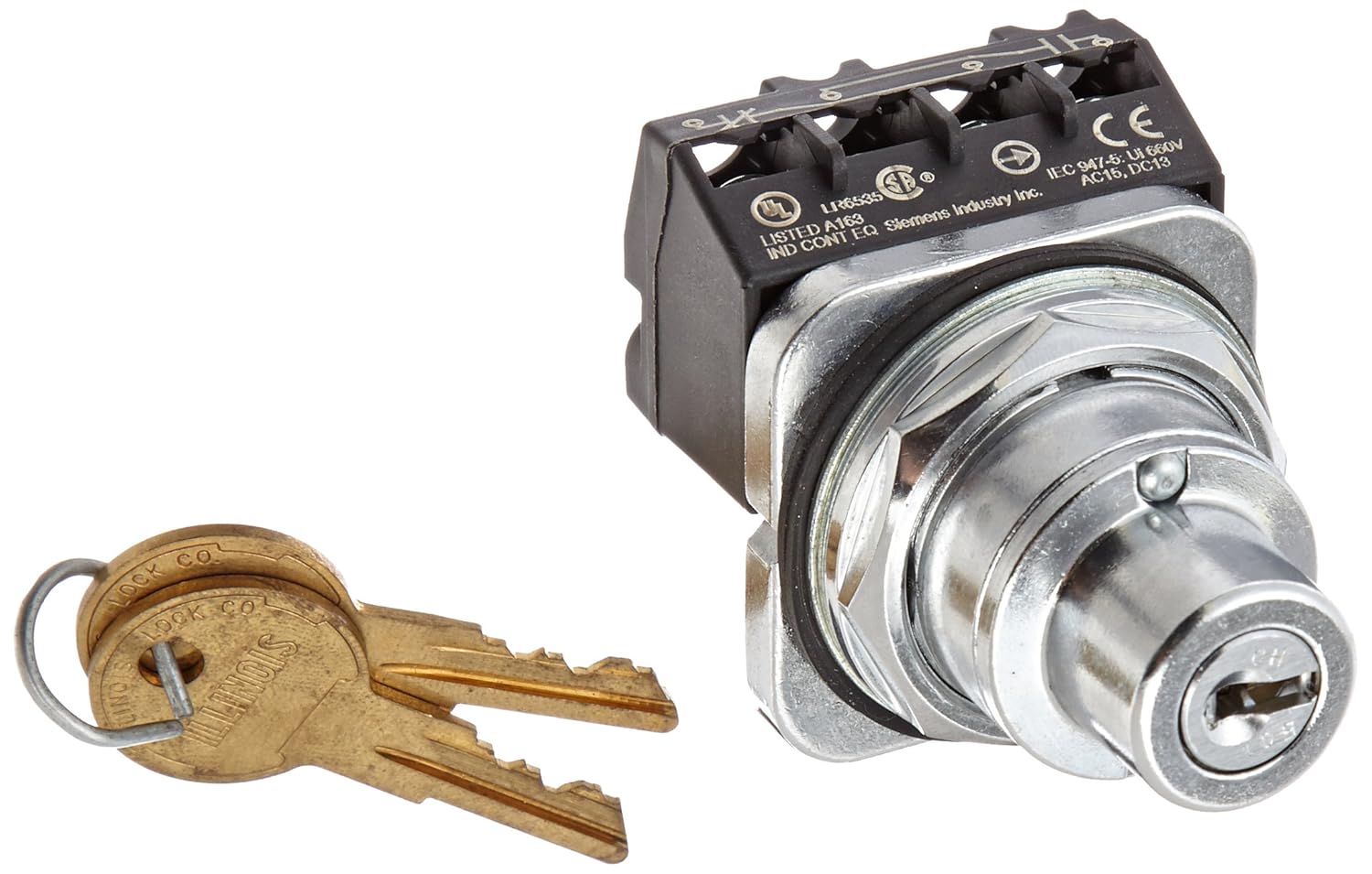 Controls Indicators 1nc Contact Blocks Siemens 52sc6cva1 Heavy Duty Key Operated Selector Switch Unit Water And Oil Tight Key Removable In All Positions 1no 3 Positions Momentary Spring Return From Left