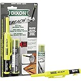 Dixon Industrial REACH- Deep Hole Mechanical Pencil with Lead Refills included, Yellow (14301)