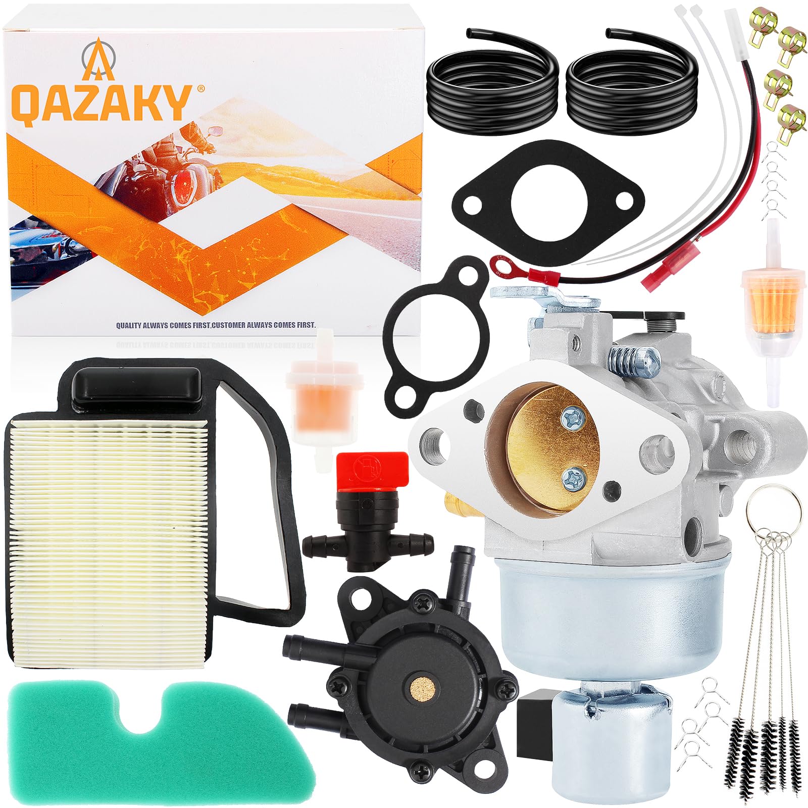 QAZAKY 20-853-33-S Carburetor Compatible with Kohler SV470 SV471 SV480 SV530 SV540 SV541 SV590 SV591 SV600 SV601 SV610 SV620 CV460 CV490 CV491 CV492 CV493 12 20 853 01-S 02-S 14-S 16-S 42-S 43-S 117-S