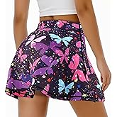 Women's Tennis Golf Skirts High Waisted with Pockets Inner Shorts for Athletic Skorts Workout Running Pickleball