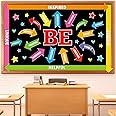 Justforjoyful Affirmation Station Bulletin Board Set Be Amazing Bulletin Board Decorations Positive Sayings Accents Themed Classroom Bulletin Boards Arrow Sign Cutouts for School Wall Decor