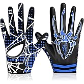 Alytree Kids Football Gloves, Youth Football Receiver Gloves with Super Sticky Grip, for Boys Girls Ages 8–12