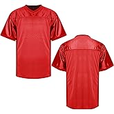 MESOSPERO Blank Football Jerseys for Men,Mesh Polyester Plain Football Shirt Pullover Sports Clothing Black White Grey Yellow