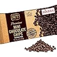 DOUzzle Mini Dark Chocolate Chips for Baking - Premium 60% Cocoa Bittersweet (9 OZ - Pack of 1) All Natural, Vegan, Dairy Free, Lecithin Free, Gluten Free & Kosher for Passover