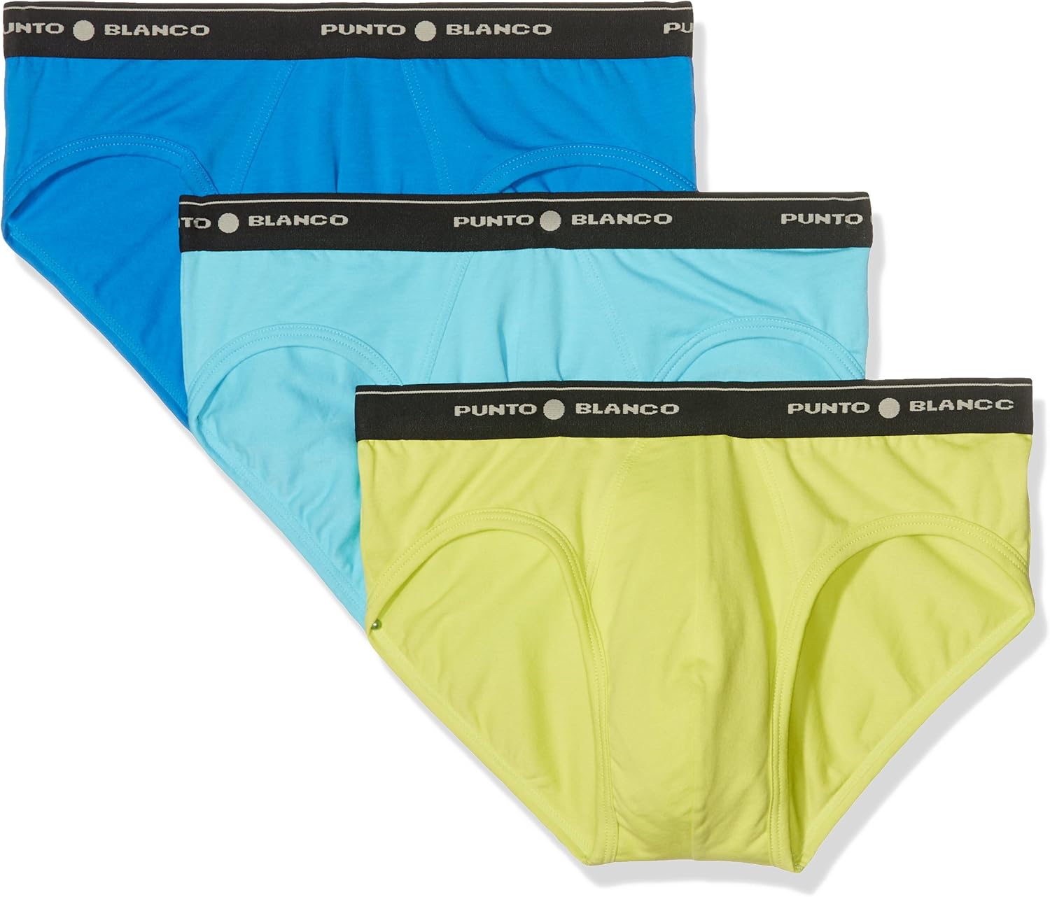 3 Pack Punto Blanco Boxer Basx Pack de calzoncllos sguendo la línea