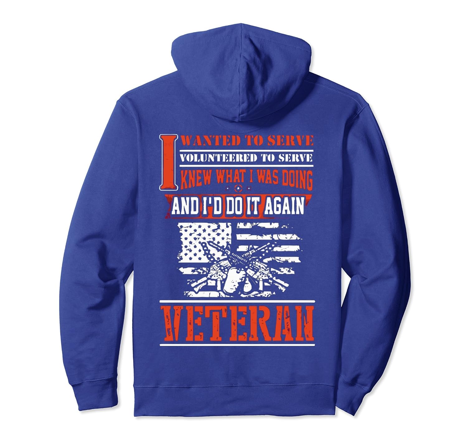 I'd do it Again Veteran Hoodie-anz