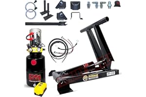 PRIMARY MOVER 3 Ton (PF-310-K) Dump Trailer Hydraulic Scissor Hoist Kit (6,000 lb) | Standard Kit | Hydraulic Dump Bed Kit with 12VDC Hydraulic Pump, Suitable for Trailer Trucks