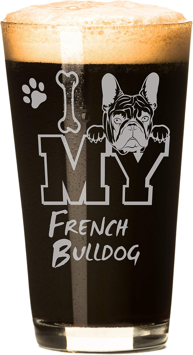 bulldog pint glasses