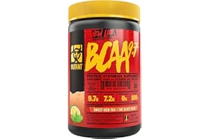 MUTANT BCAA 9.7 Supplement BCAA Powder with Micronized Amino Acid and Electrolyte Support Stack, (348g), Sweet Iced Tea