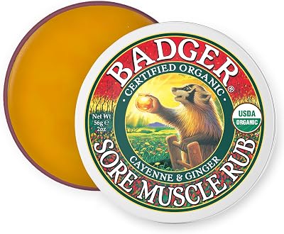 Badger Organic Sore Muscle Rub Original Balm 56g Brand New