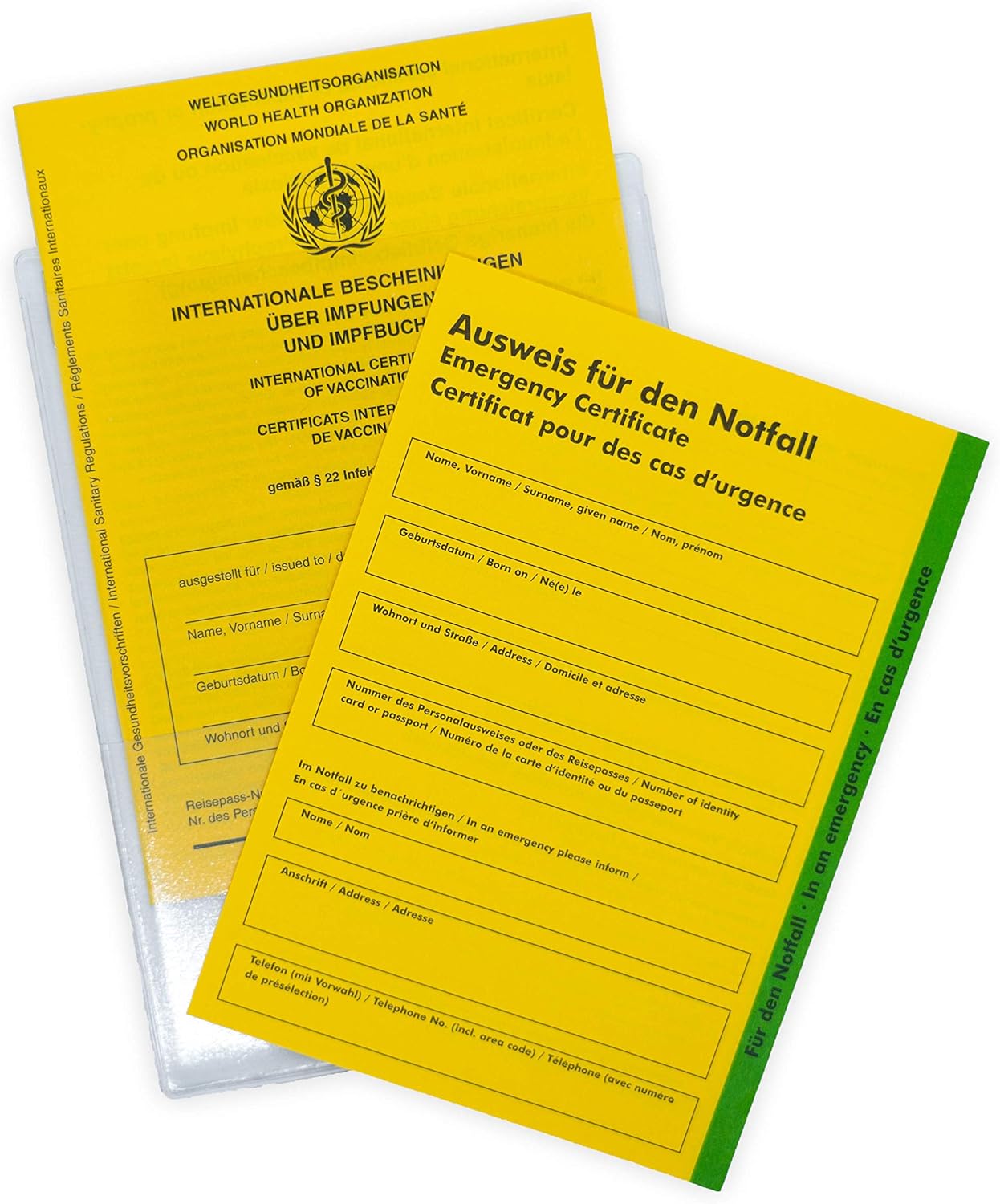 Viamatica Com Cadeaux De Naissance Et Souvenirs Bebe Et Puericulture Masernes Seco Lot De 2 Paquets De 3 Certificats Internationaux Sur Les Vaccinations Et Le Carnet De Vaccination Pour Corona
