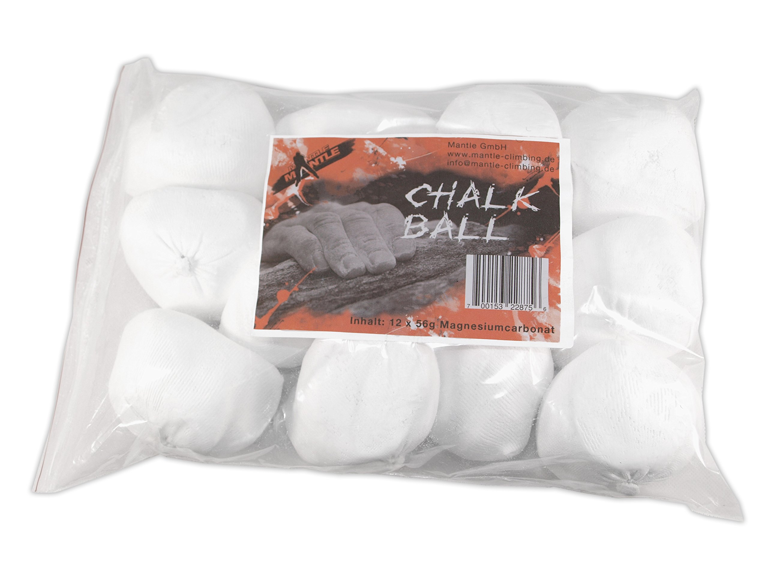 Mantle 110312 chalk ball, 56 g, 12 pieces