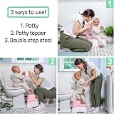 Ingenuity Prepare to Potty 3-in-1 System Pink Ages 18 Months+ view 3