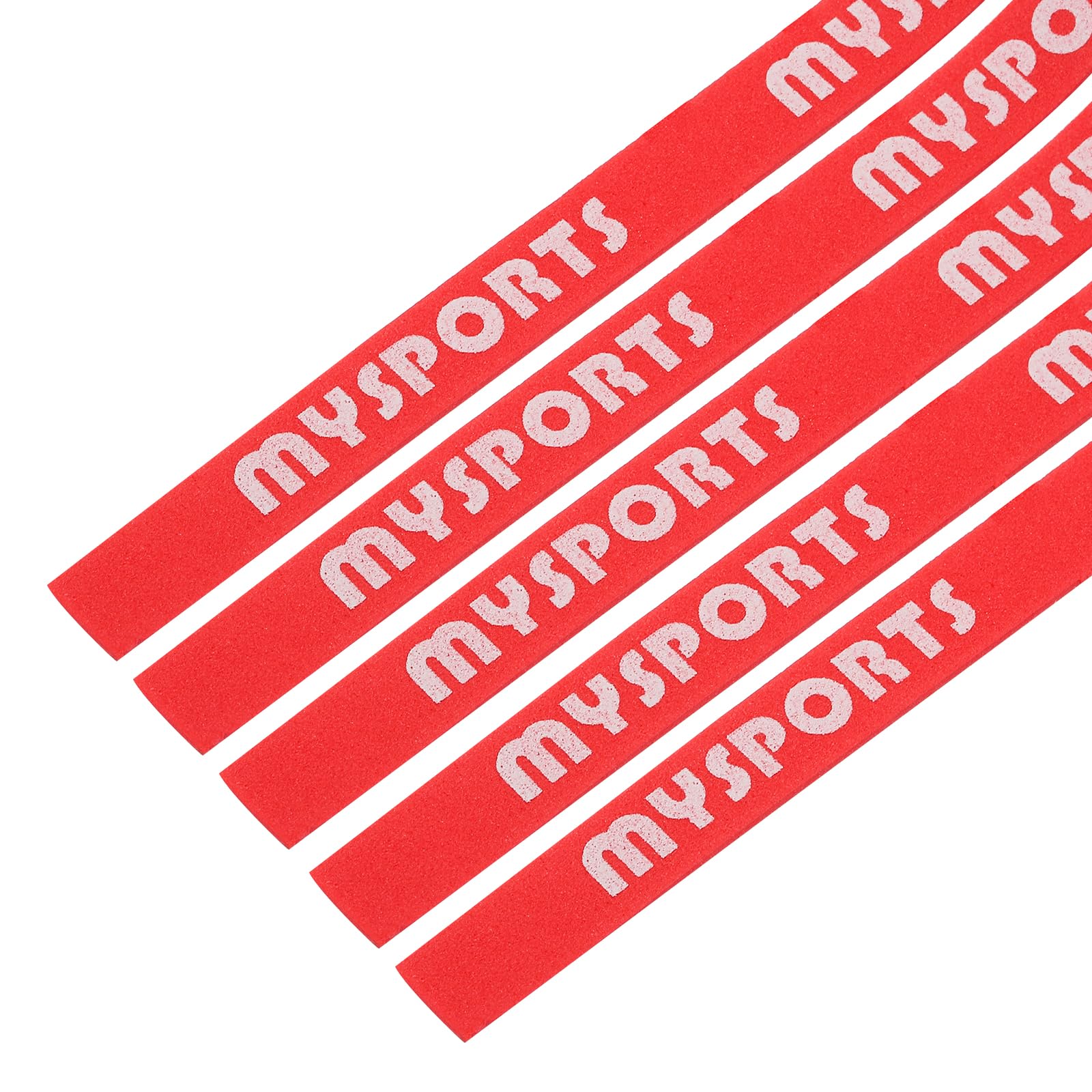 PATIKIL 18x0.4 Table Tennis Racket Edge Tape, 5 Pack Ping-Pong Racquet Side Tape Protect the Edges of Rubber and Blade for Paddles Racket, Red