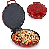 Courant Pizza Maker 12 inch Pizzas Machine, Newly improved Cool-touch Handle Non-Stick plates Pizza oven & Calzone Maker, Ele