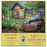 SUNSOUT INC - Part of The Garden - 550 pc Jigsaw Puzzle by Artist: Celebrate Life Gallery - Finished Size 15" x 24" - MPN# 37316