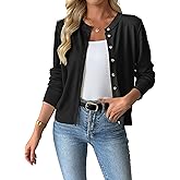 Bsubseach Striped Cropped Cardigan Sweater for Women Lightweight Jacket Trendy Fall Outfits Spring Clothes Sweatshirts