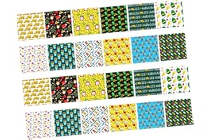 FRCOLOR Back to School Scrapbooking Paper 24pcs 30cm Decorative Craft Paper for DIY Journals and Retro Art