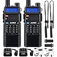 BAOFENG Ham Radio Long Range with Rechargeable 3800mAh Li-ion Battery 2pack