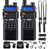 BAOFENG Ham Radio Long Range with Rechargeable 3800mAh Li-ion Battery 2pack