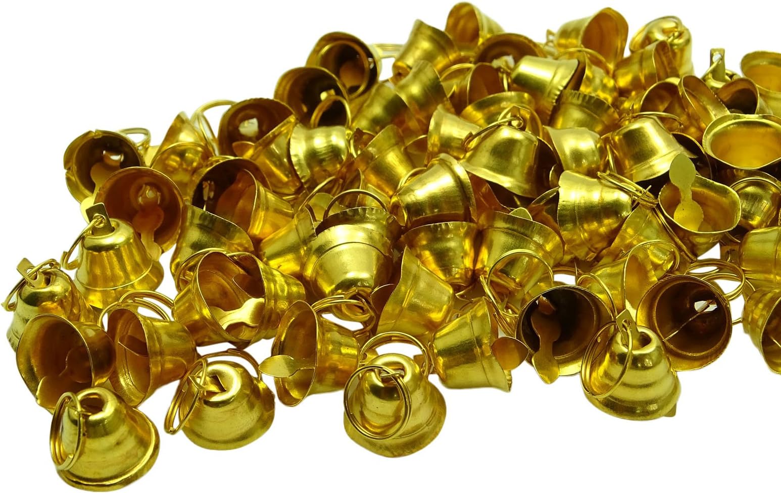 Decorative Handmade Traditional Brass Religious Small Bells Art Lots Of 100 Pieces