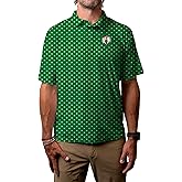 Blue 84 NBA Mens NBA Officially Licensed Short Sleeve Performance Polo All Over Print Agile