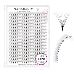 NAGARAKU Premade Fans Eyelash Extensions 320 Fans