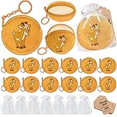 KeeStar 12 Pack Goat Coin Purse with Zipper Keychain,Wallet Bag Party Favors for Goat Birthday Party Decoration,Farm Animal Themed Baby Shower,School Carnival Rewards,Travel,Classroom Prize