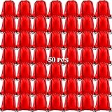 KUUQA 50Pcs Red Drawstring Backpack Bag Sack