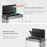 EKO Mirage X 40L Automatic Sensor Kitchen Bin Dual 20L Removable Buckets view 6