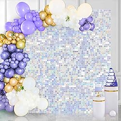 LuoluoHouse Shimmer Wall Backdrop Sequin Panels 24