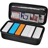 ALKOO Trading Card Carrying Case, 900+ Card Game Storage for MTG | Large card carrying case for card games and trading cards, holds 900+ cards, deck boxes and expansion packs, black, case only