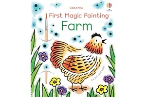 First Magic Painting Farm: A Simple Water Book for Children (Ages 3-6) - Brush to Watch Farm Designs Burst Into Color