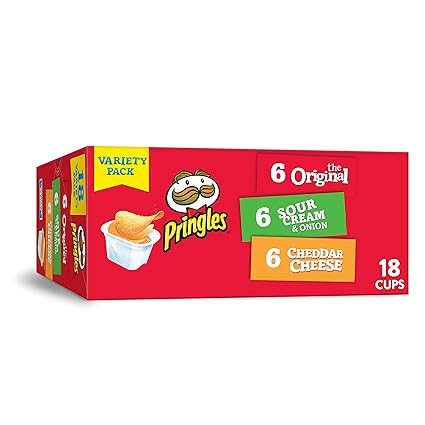Amazon Com Pringles Flavored Variety Pack Potato Crisps
